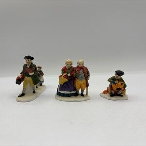 Department 56 1990 Vintage Heritage Village Sleepy Hallow Set Of 3 59560 Retired
